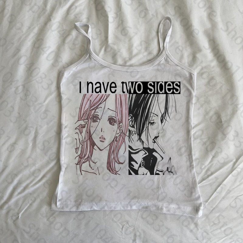Baby Clothing For Sale - Letter Print Grunge Vintage Corset Tank