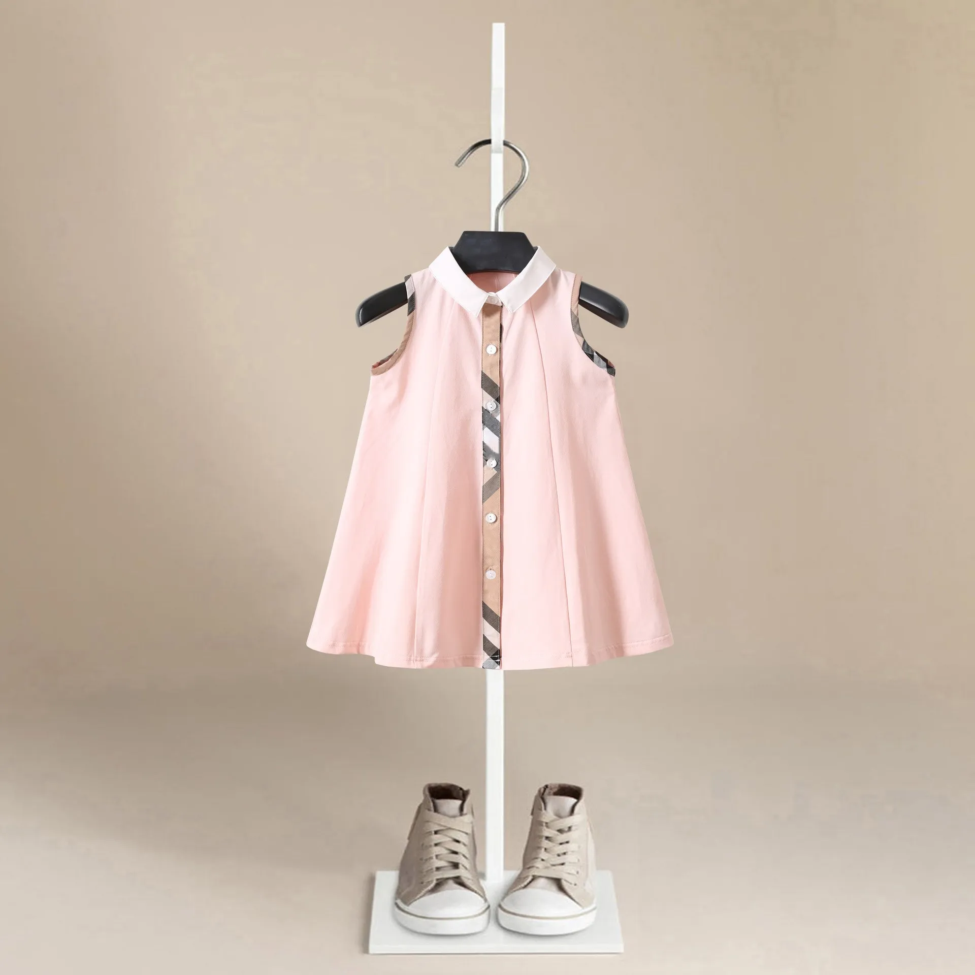 Baby Clothing Line - Girls Dresses Children's Clothing Cotton Pink