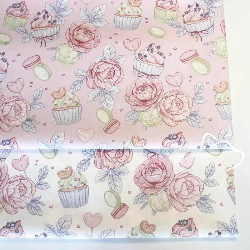 Baby Clothing Sewing - 160x50cm Rose Ice Cream DIY Fabric