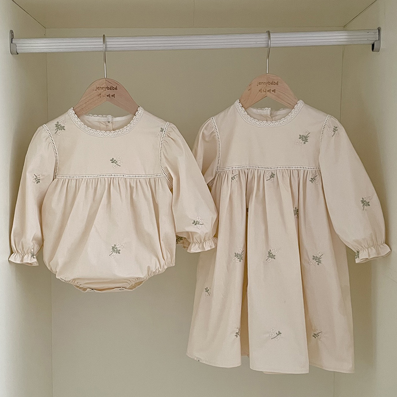 Baby Clothing Onesies - Family Sister Matching Dress Outfit Baby