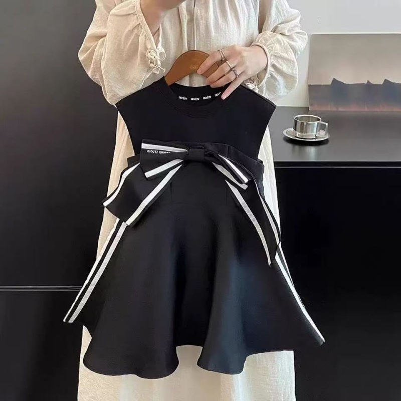 Baby Clothing Line - Fashion Baby Girl Bow Vest Dress