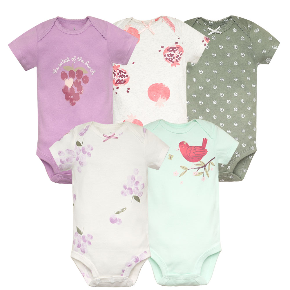 5pcs/lot Baby Bodysuit Fashion - Baby Clothing Outlet review and price