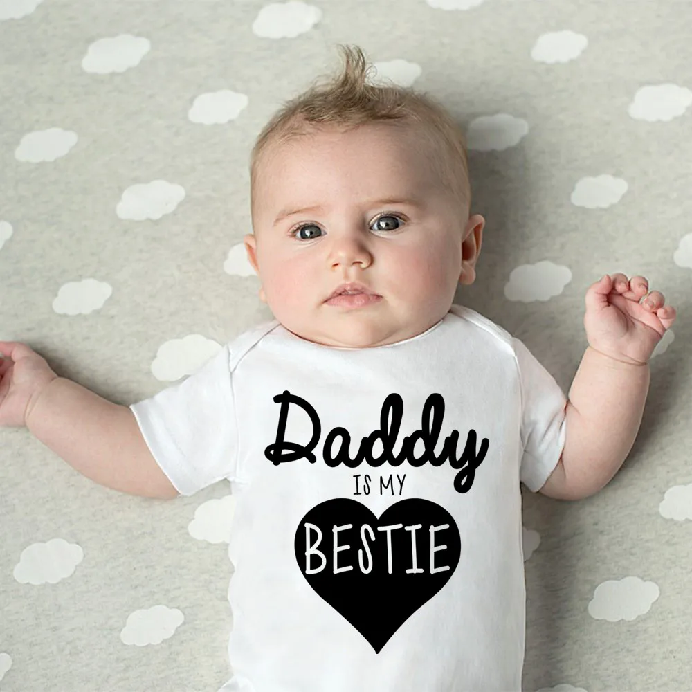 Daddy Is My Bestie Cute Baby B - Baby Clothing Outlet review and price