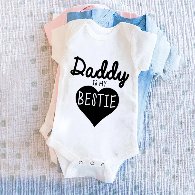 Daddy Is My Bestie Cute Baby B - Baby Clothing Outlet review and price