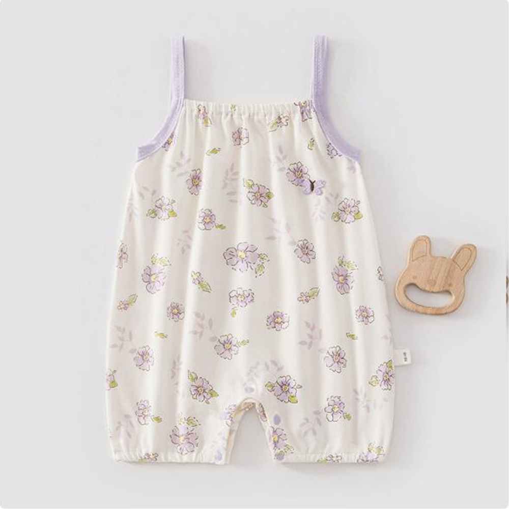 Baby Girl Romper Sleeveless Fl - Baby Clothing Online review and price