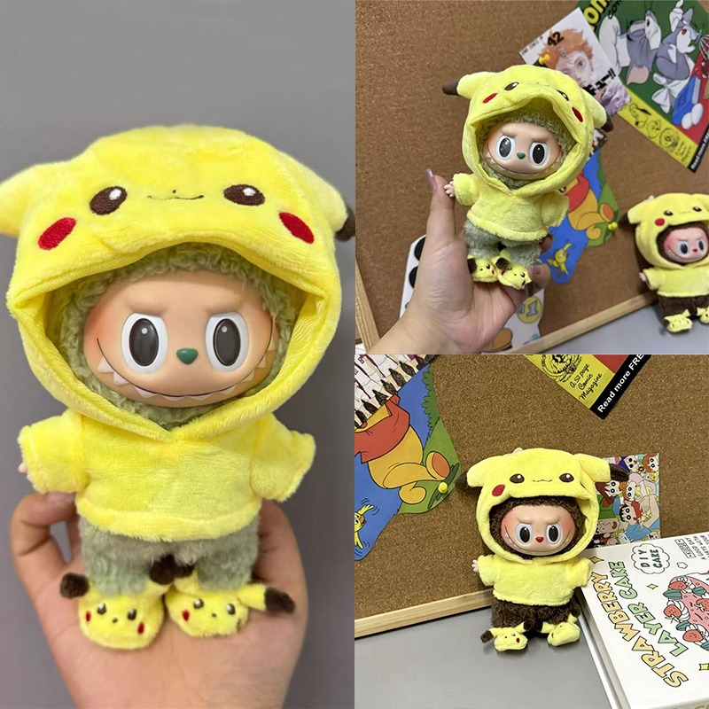15 17cm For Labubu Doll Cartoo - Baby Clothing Unisex review and price