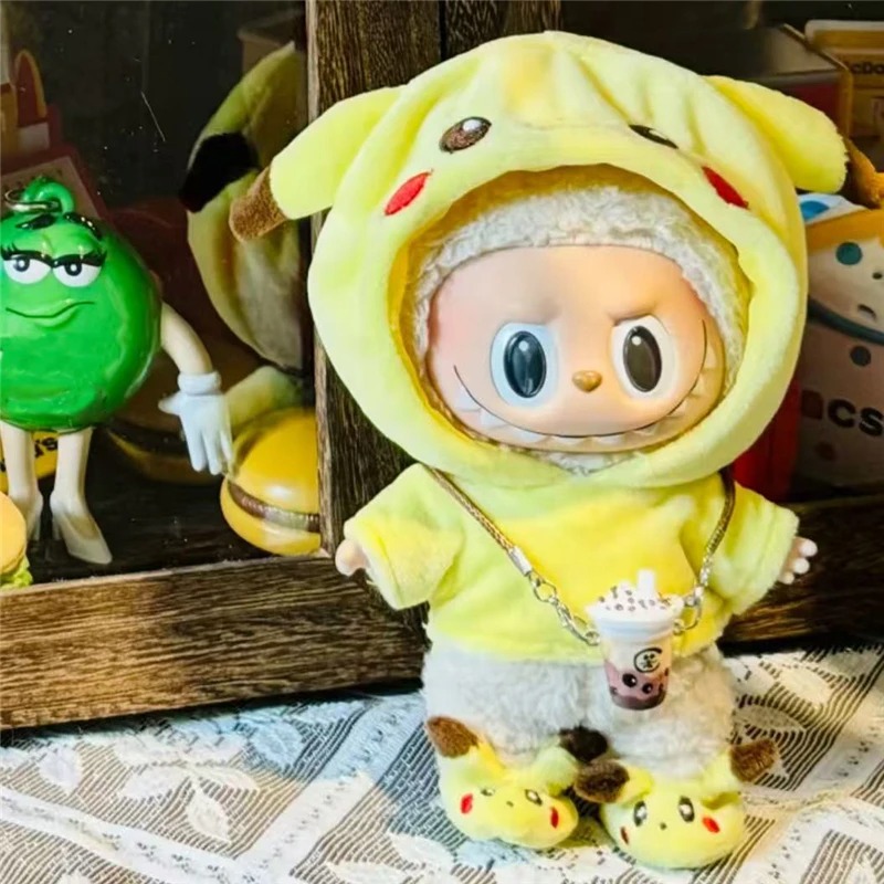 15 17cm For Labubu Doll Cartoo - Baby Clothing Unisex review and price