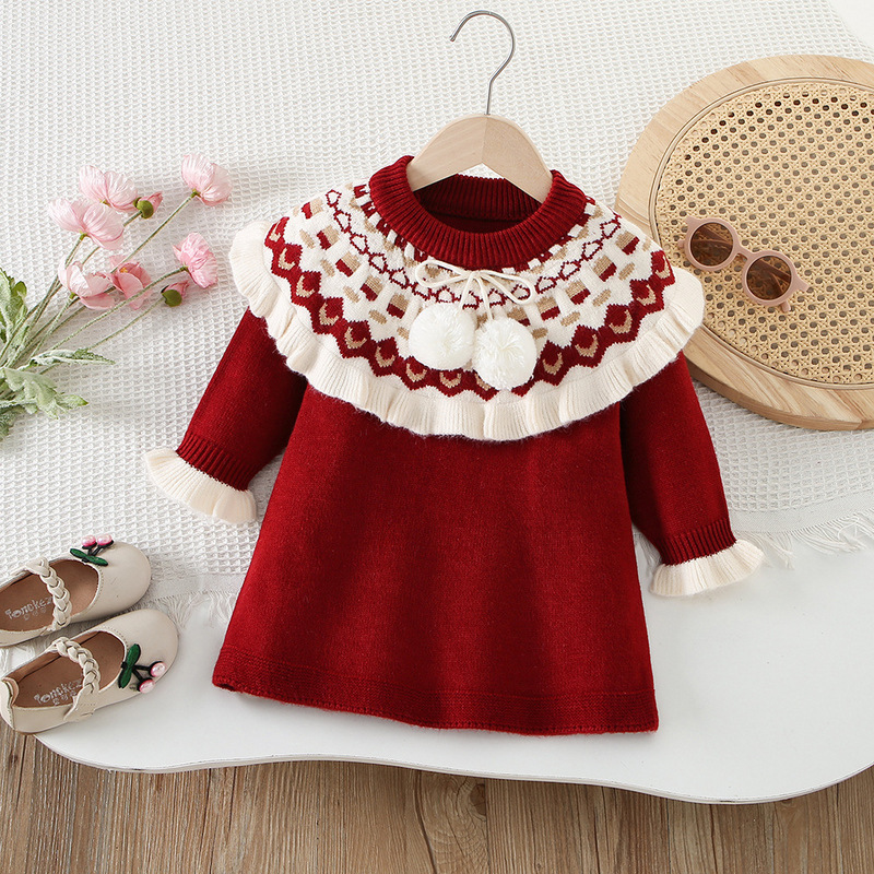 Girls Knitted Dresses Spring A - Baby Clothing Line review and price