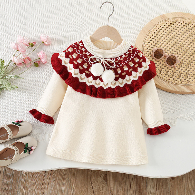 Girls Knitted Dresses Spring A - Baby Clothing Line review and price