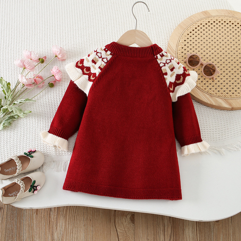 Girls Knitted Dresses Spring A - Baby Clothing Line review and price