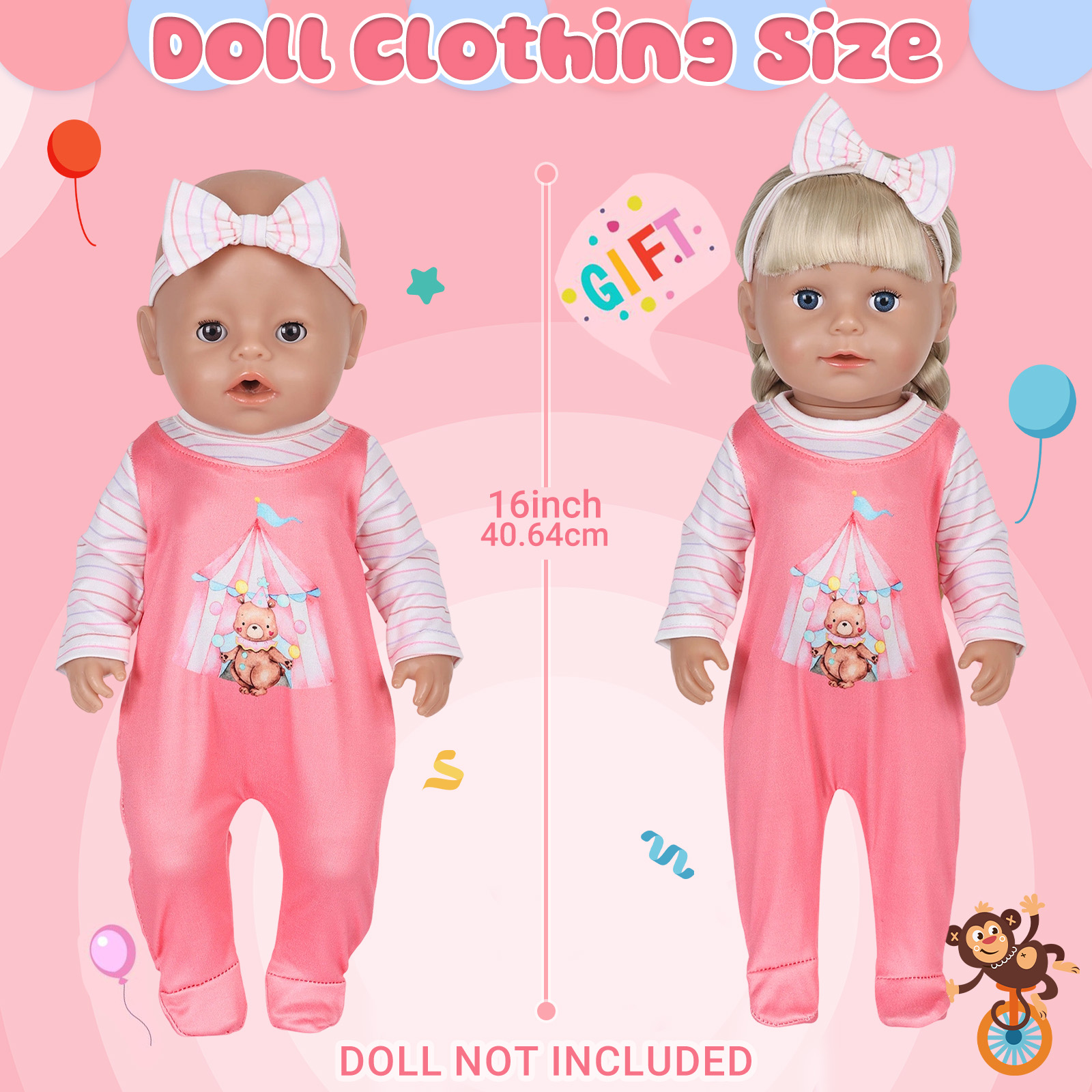 Doll Clothes for 16-18inch 40- - Baby Clothing Unisex review and price