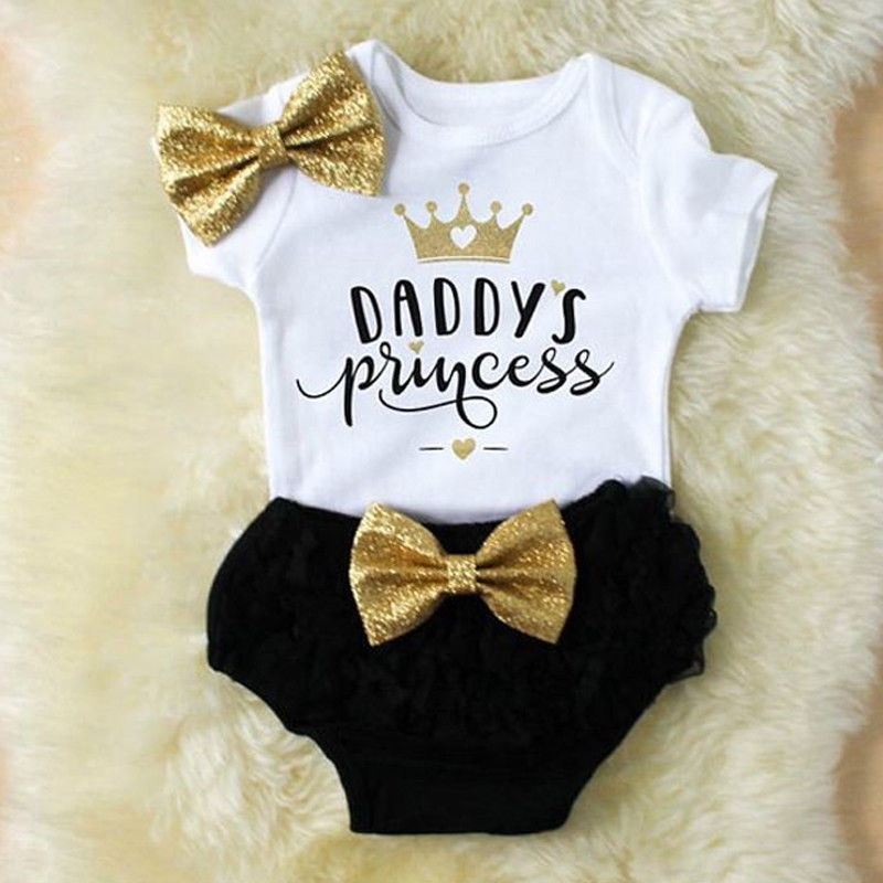 3PCS Cute Newborn Baby Girl Ou - Baby Clothing Outlet review and price