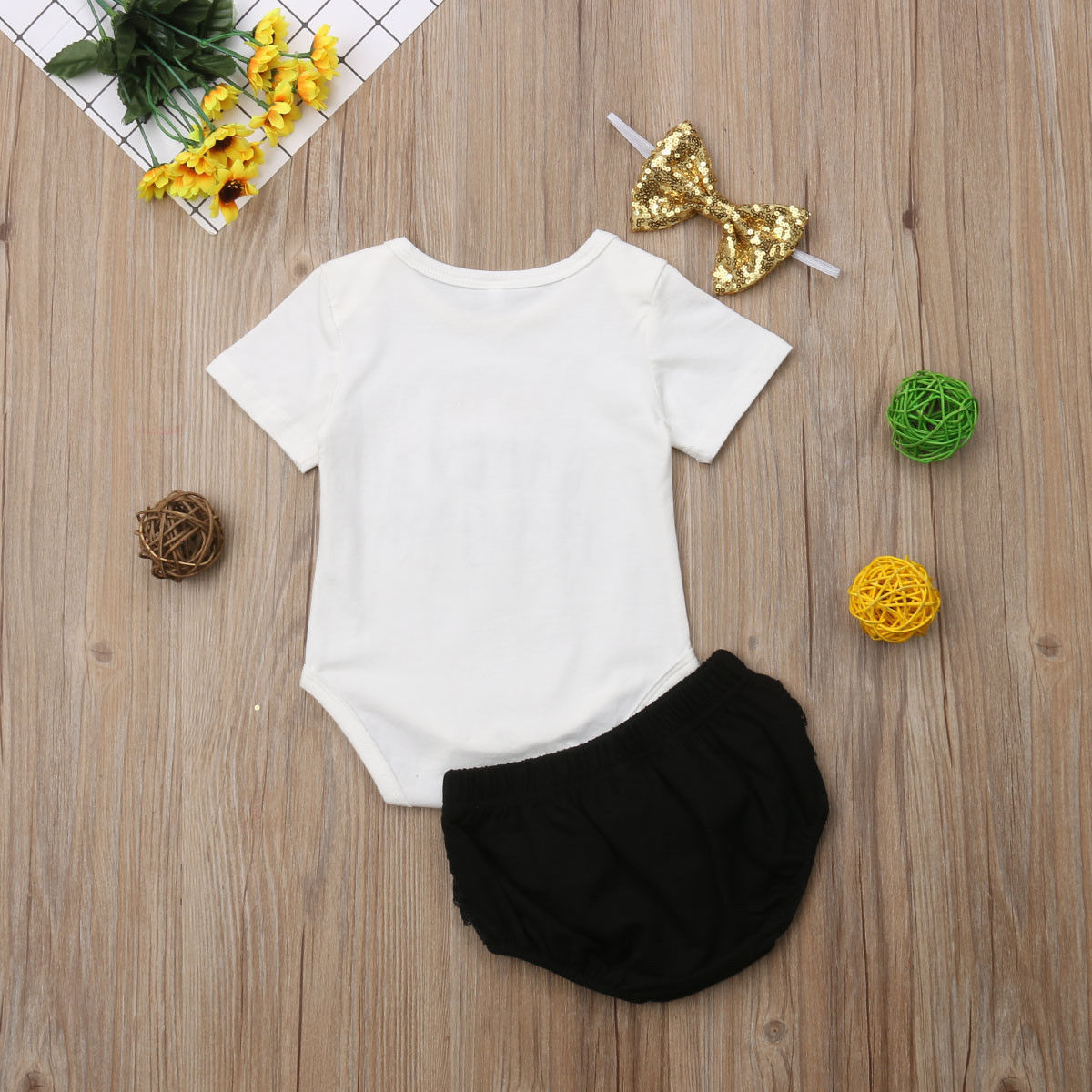 3PCS Cute Newborn Baby Girl Ou - Baby Clothing Outlet review and price