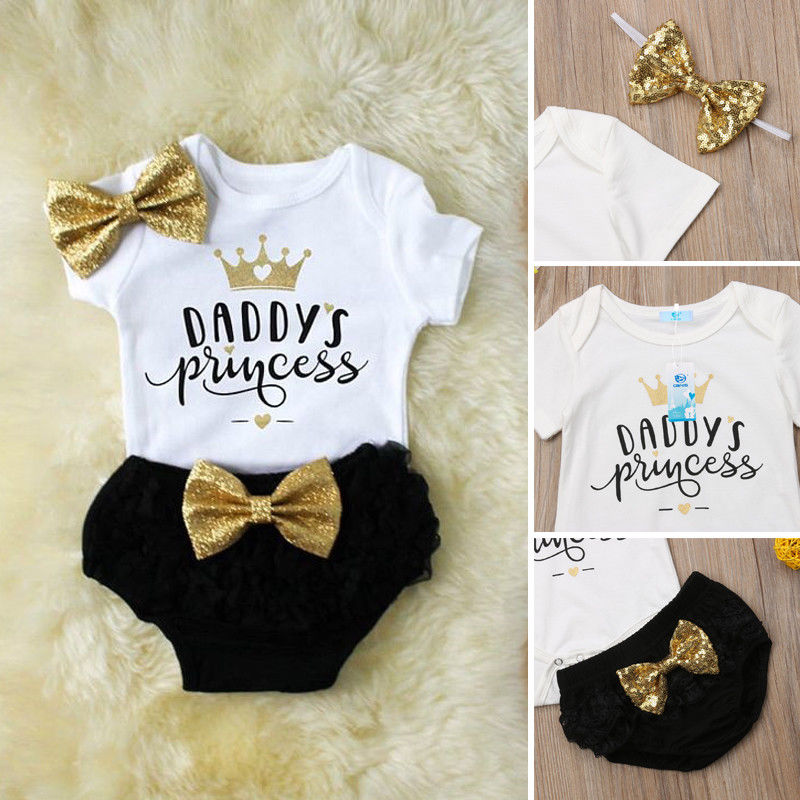 3PCS Cute Newborn Baby Girl Ou - Baby Clothing Outlet review and price