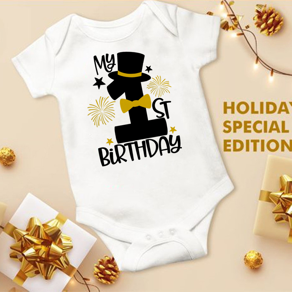 My 1st Birthday Newborn Romper - Baby Clothing Outlet review and price