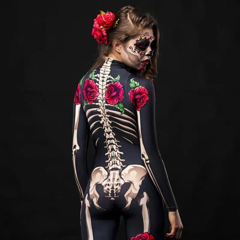 Rose Skeleton Adult Kids Scary - Baby Clothing Onesies review and price