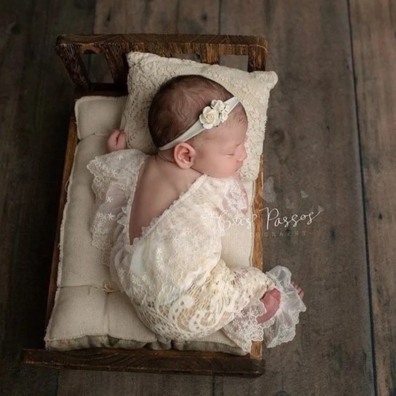 Lace Bell Bottom Onesie 1 Set  - Baby Clothing Country review and price