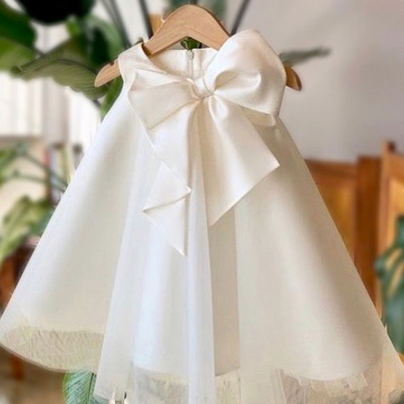Summer Big Bow Baby Girl Dress - Baby Clothing For Sale review and price
