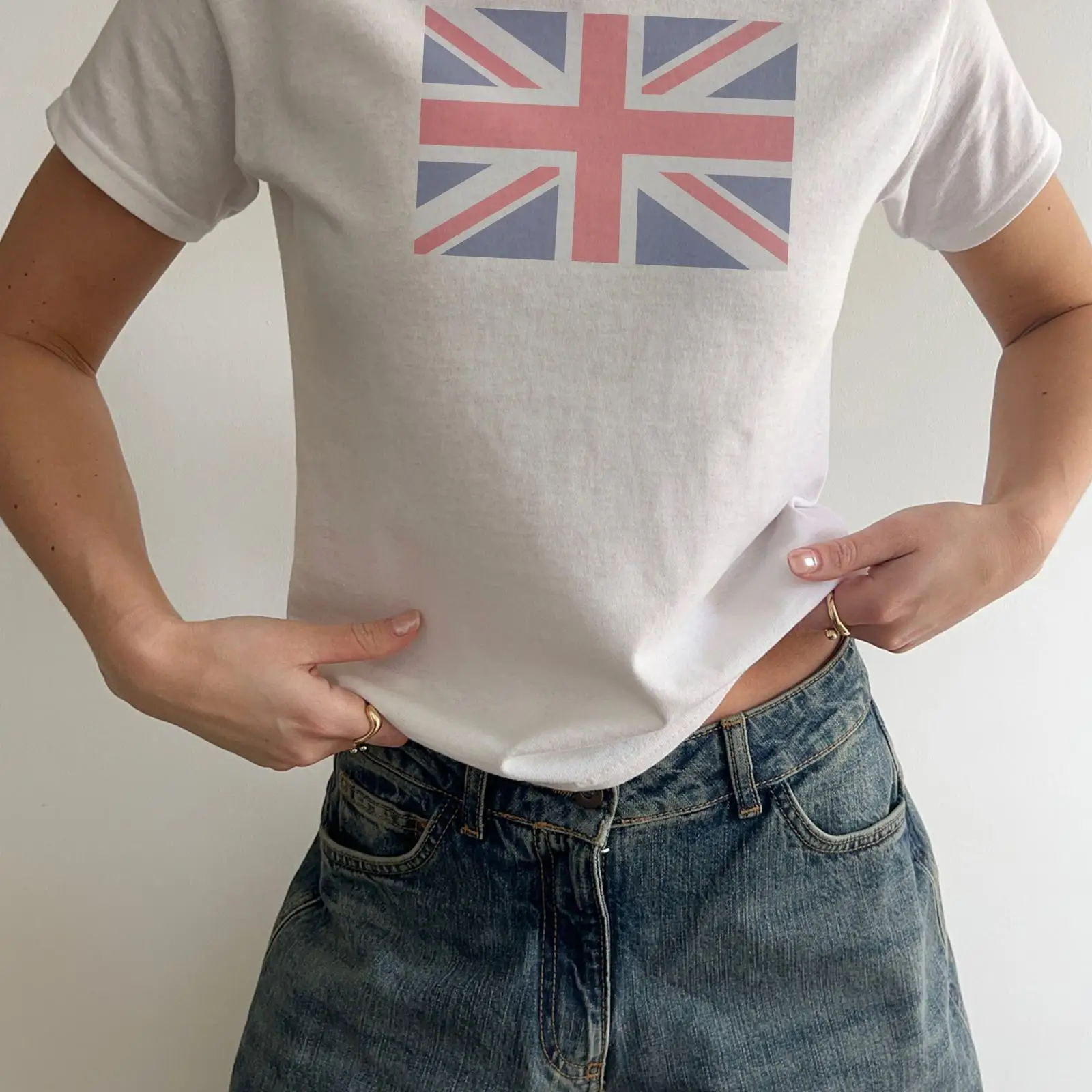 Y2K Baby T Shirt Faded British - Baby Clothing Country review and price