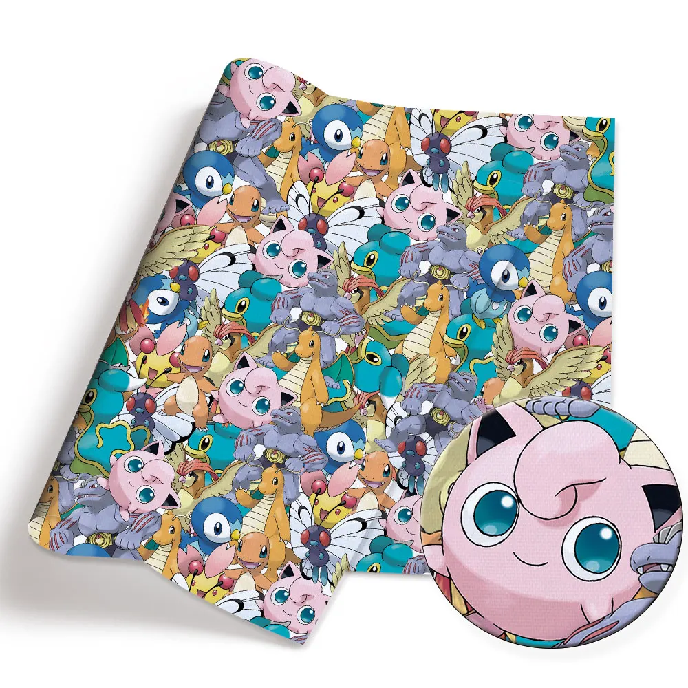 Pokemon Cartoon Fabric140*50cm - Baby Clothing Sewing review and price