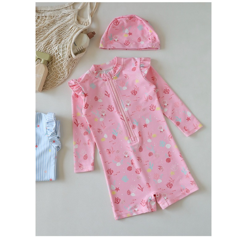 Toddler Kids Long Sleeve One-P - Baby Swimwear Uv review and price