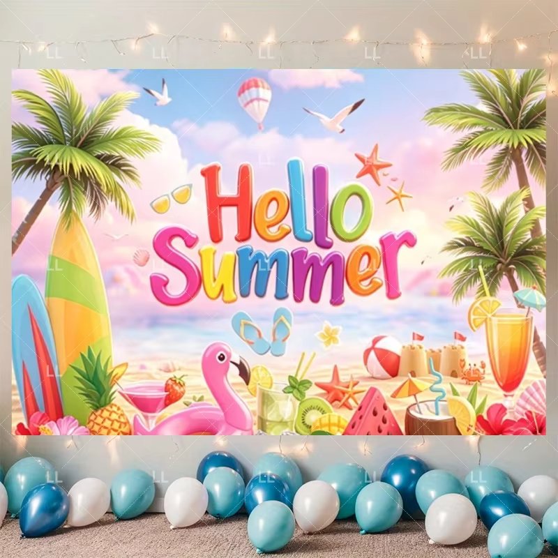 Summer Hawaii Beach Party Deco - Baby Clothing Hawaii review and price
